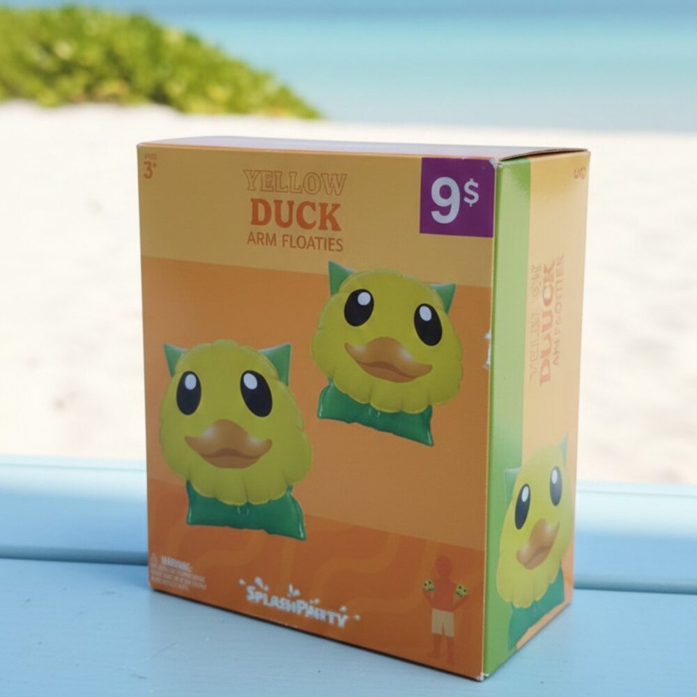 Yellow Duck Arm Floaties (2 Sets)